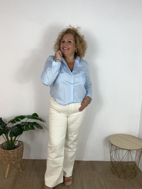 Camisa Marbella Celeste - Imagen 4