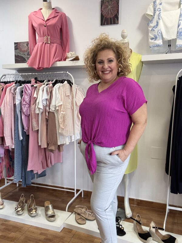 Blusa nudo Jaspeada