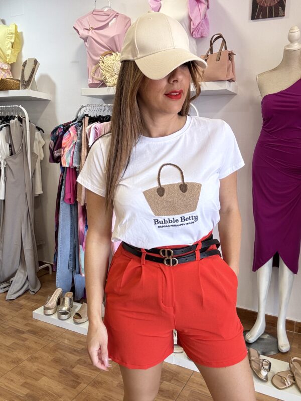 Camiseta gorro bordada